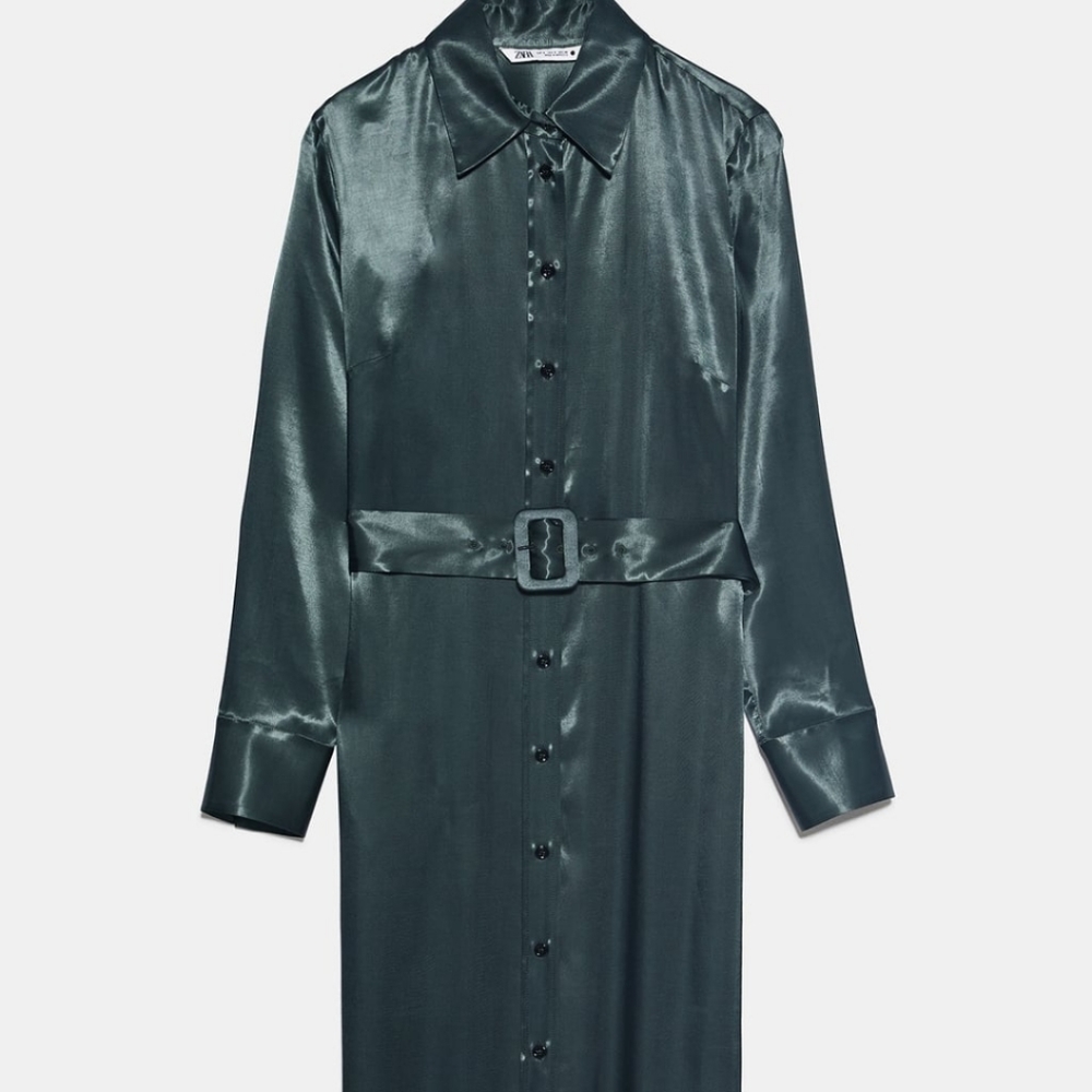 💚 Zara Satin Dress